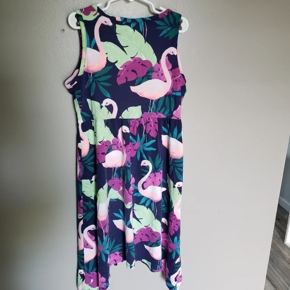 Gymboree Girls Flamingo Sleeveless Dress